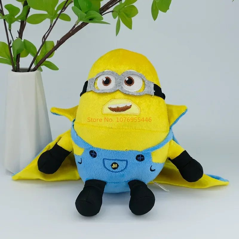 2024 Despicable Me 4 Figures Plush Doll Toy Super Minions Daddy Minion Stuffed Plush Model Toy Cartoon Decoration Gift