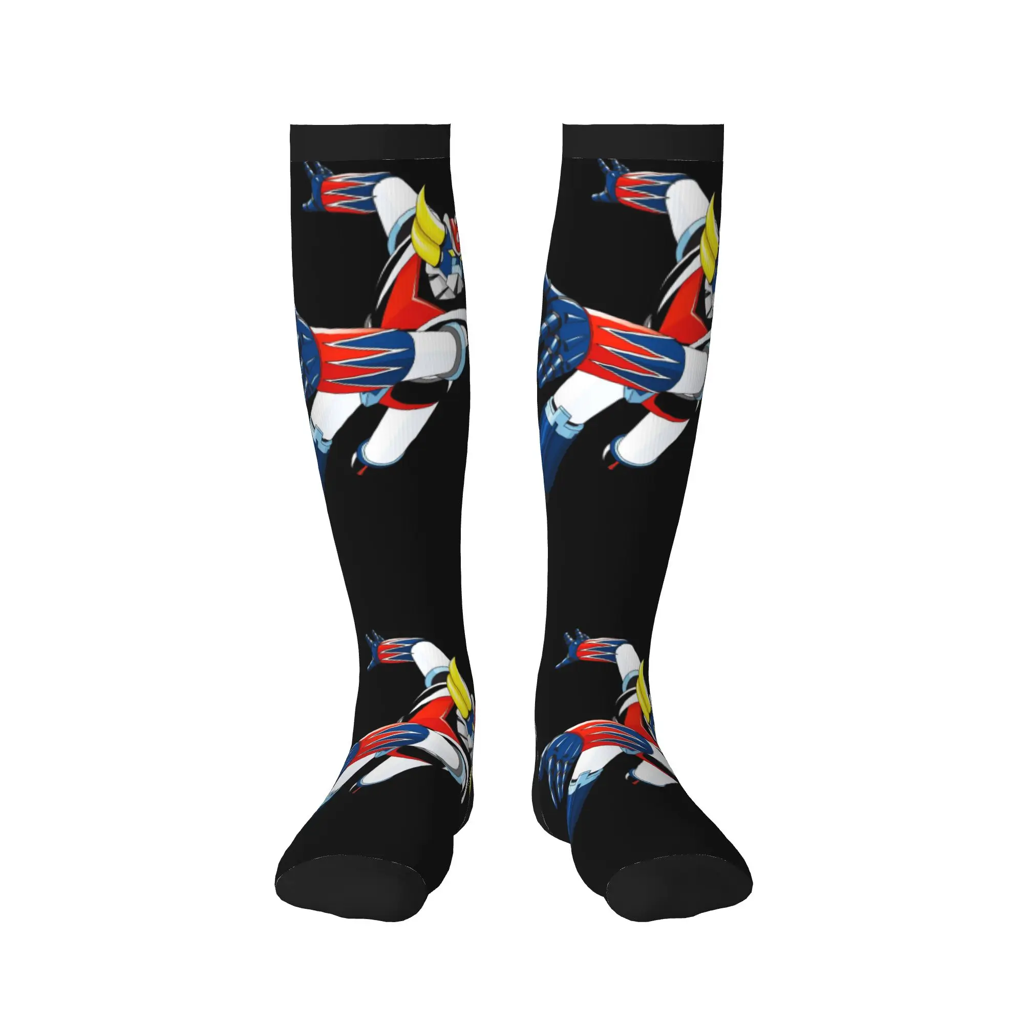 Ufo Robot Grendizer Goldrake Mazinger Z Dress Socks Men Women Warm Funny Novelty  Sports Compression Socks