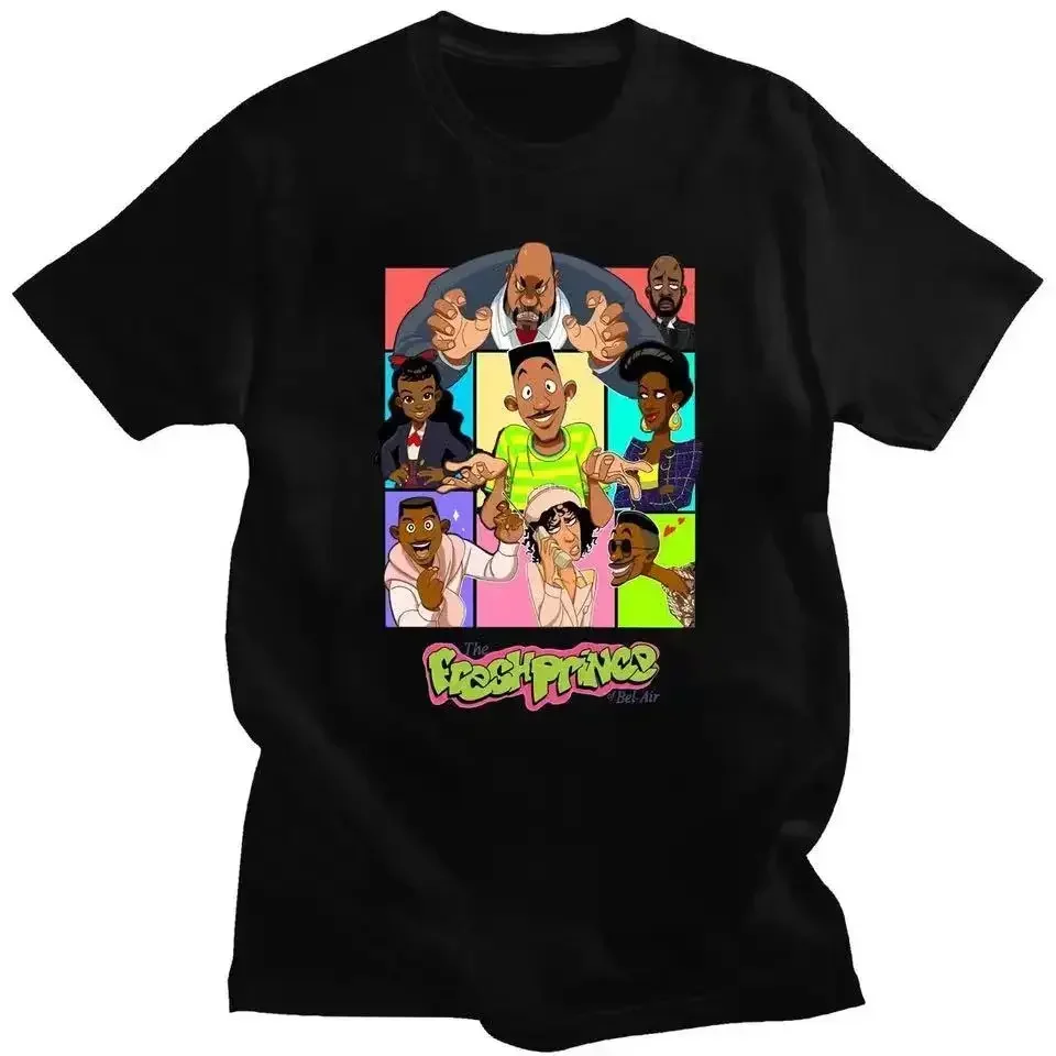 New Arrival Awesome The Fresh Prince of Bel Air T-shirts Cotton Nice Homme Clothes Fashion Tee Mens  Brand