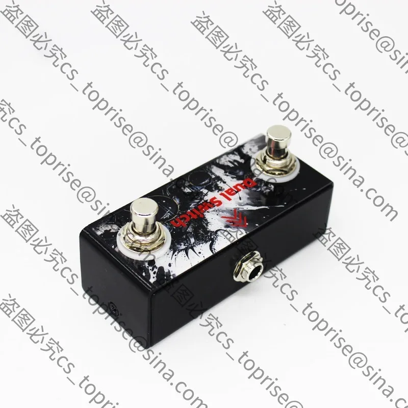 Suitable for Diy Handmade Guitar Bass Bass Effect Speaker External Pedal Dual Switch Two-way Self-locking Switch
