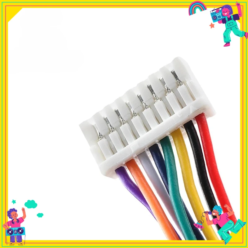 10Pcs GH1.25 JST GH Series Male Plug Connectors 2P/3P/4P/6-Pin 28AWG Wire Single/Dual/Same/Reverse Polarity