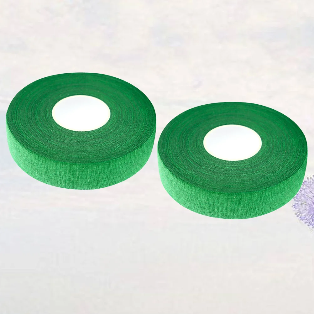 

2Pcs Hockey Tape Premium Cotton Full Adhesive Back Waterproof Anti-Slip Sticky Hockey Stick Wrapper for Sports Practice Use 20m