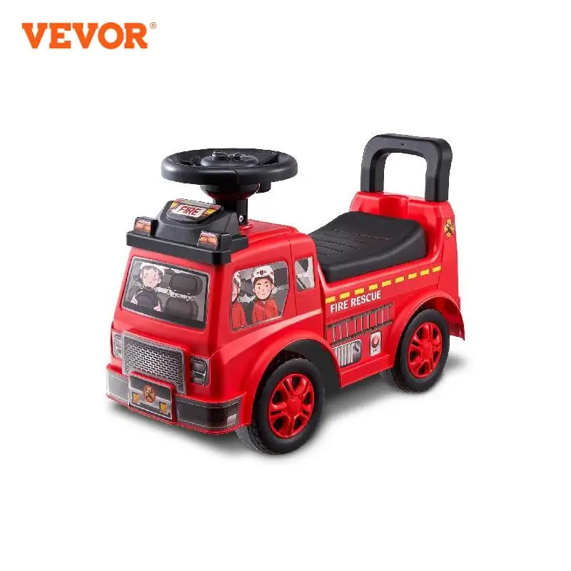 VEVOR Ride On Push Car Kids Ride On Car with Music Steering Wheel & Under Seat Storage for Toddlers Ages 1-3 Ride Racer