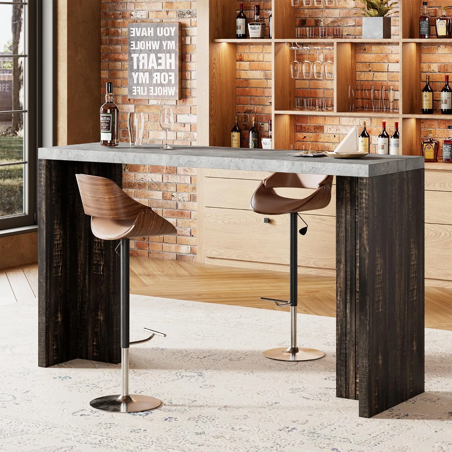 Modern Rectangular Bar Table 1