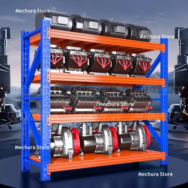 Heavy-duty Industrial Warehouse Shelf Thickened Super-load-bearing Goods Racks Warehouse Shelf Multi-level Storage JT40W