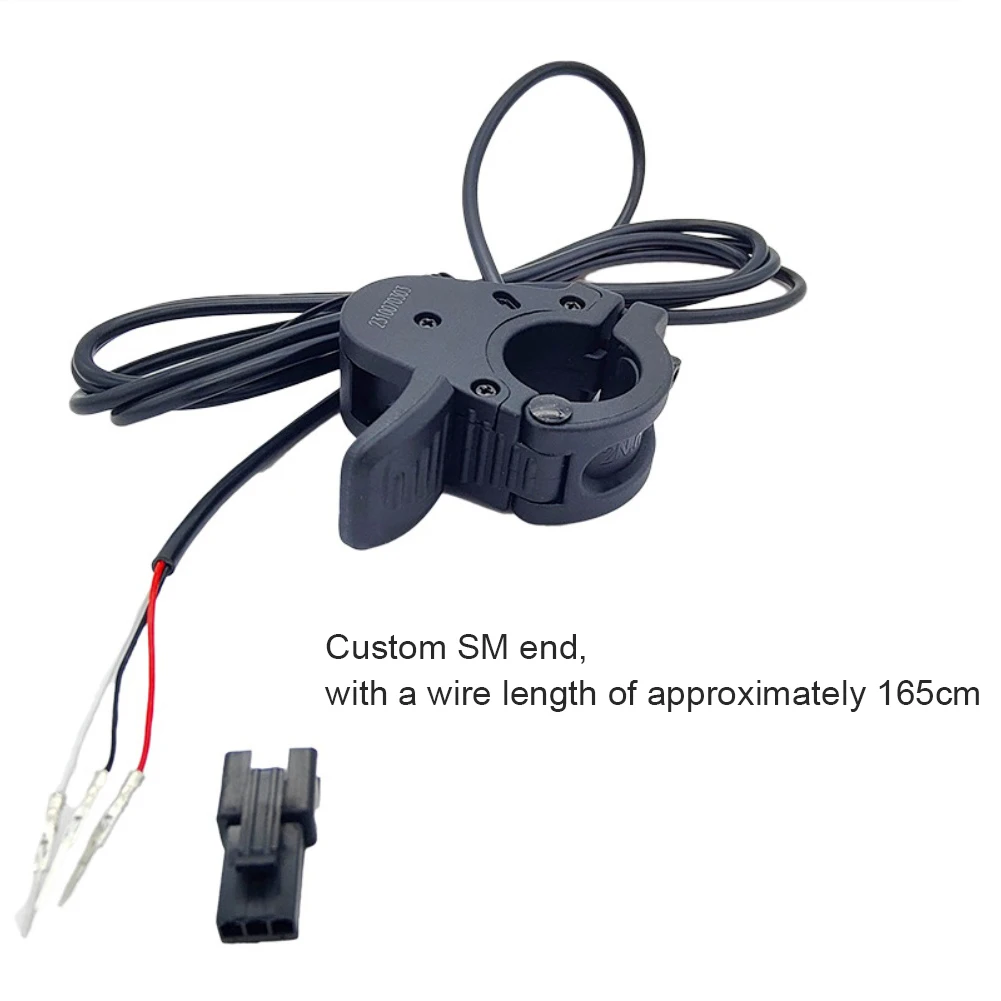 

Waterproof M8 thumb throttle for electric scooters 22mm handlebar compatible with 12V 72V voltage for scooter modification