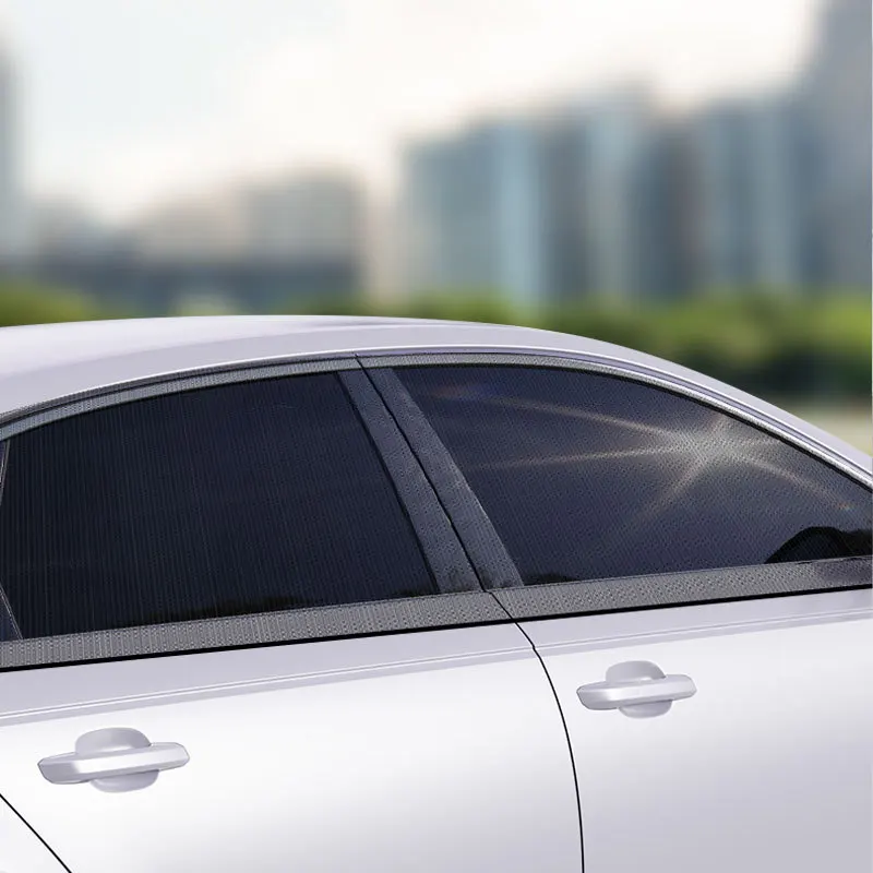 New Car Sunshade Curtains Anti-UV Side Window Shades Car Curtains Nti-mosquito Mesh Net Protection Repellent Auto Accessories