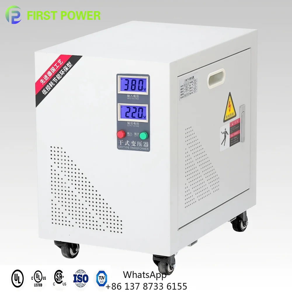 CE Certification ISO Standard 50/60HZ Dry Type Isolation 3 Phase Step Down Transformers For Electric Power Distribution