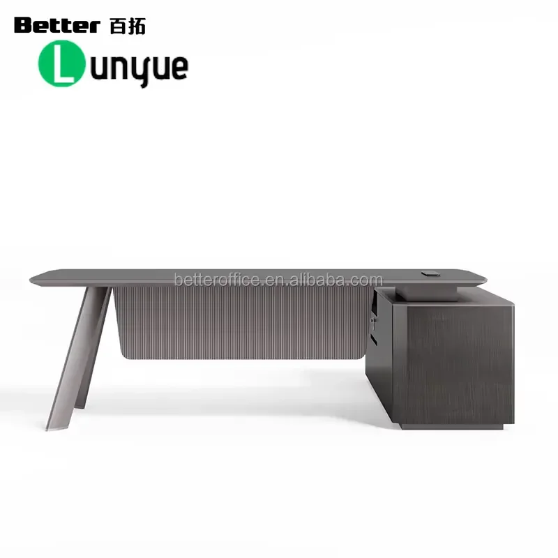 Modern Executive Desk Wood Design Office Furniture Set Simple Style For Traditional Accounting Firm Staff Offices Durable