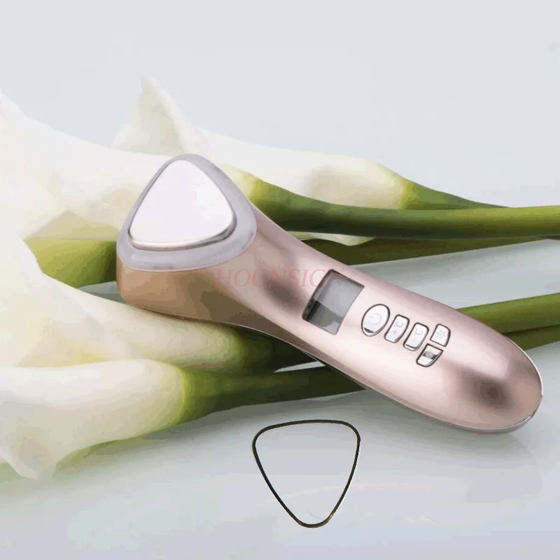 

Cold and hot facial beauty instrument essence introducer color light rejuvenating instrument acoustic massage instrument