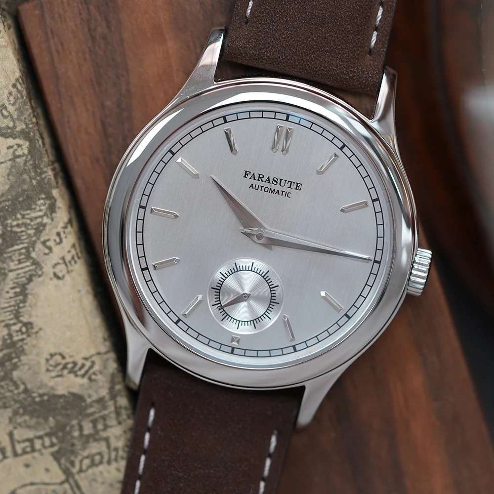 

FARASUTE New Hangzhou Customized Movement Automatic Mechanical Wristwatch For Men Sapphire Stainless Steel 5Bar Waterproof Watch