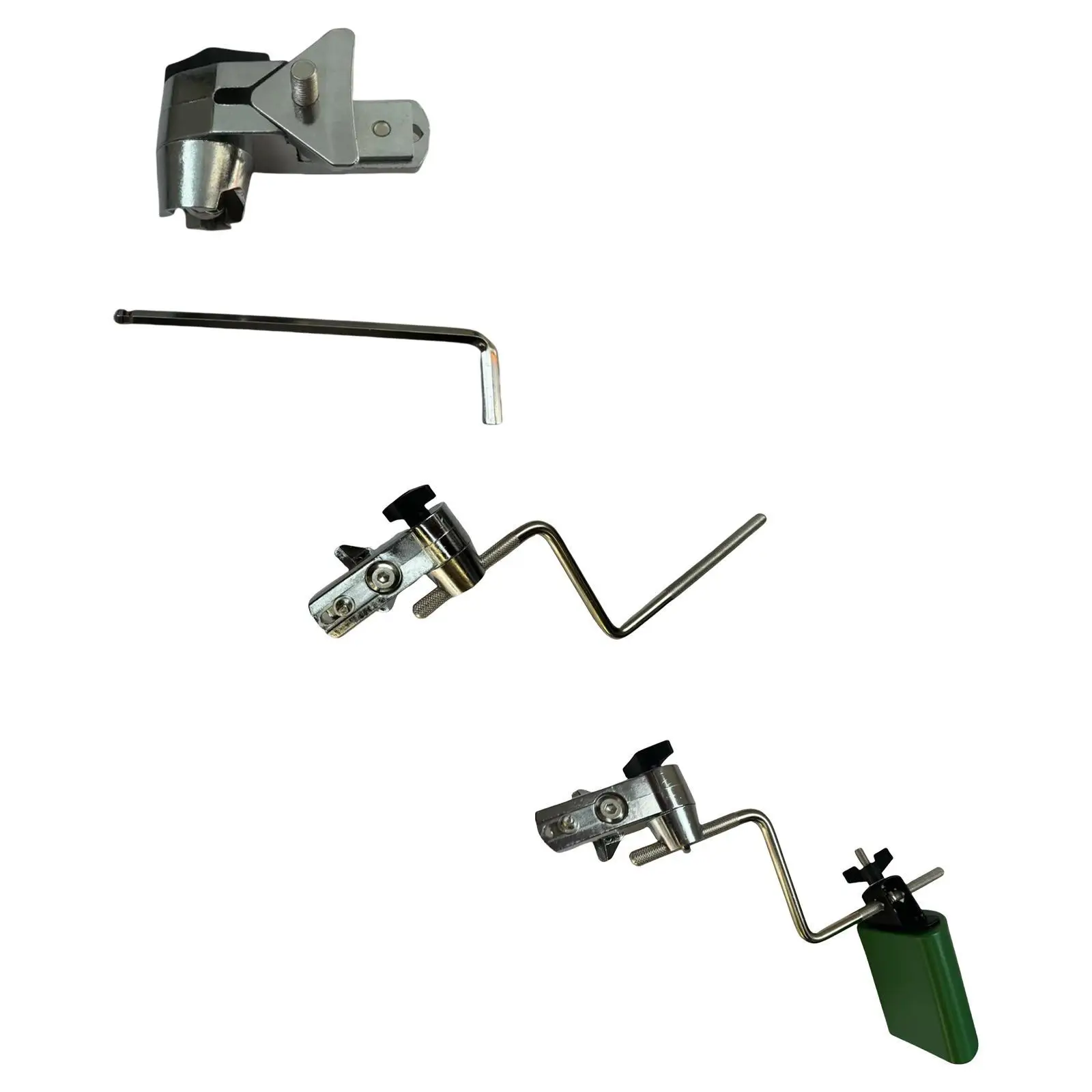 Drum Cymbal Stand Metal Percussion Instrument Cowbell Clamp Holder Cymbal Holder Clip Water Cymbal Stand Cymbal Arm Stand Parts
