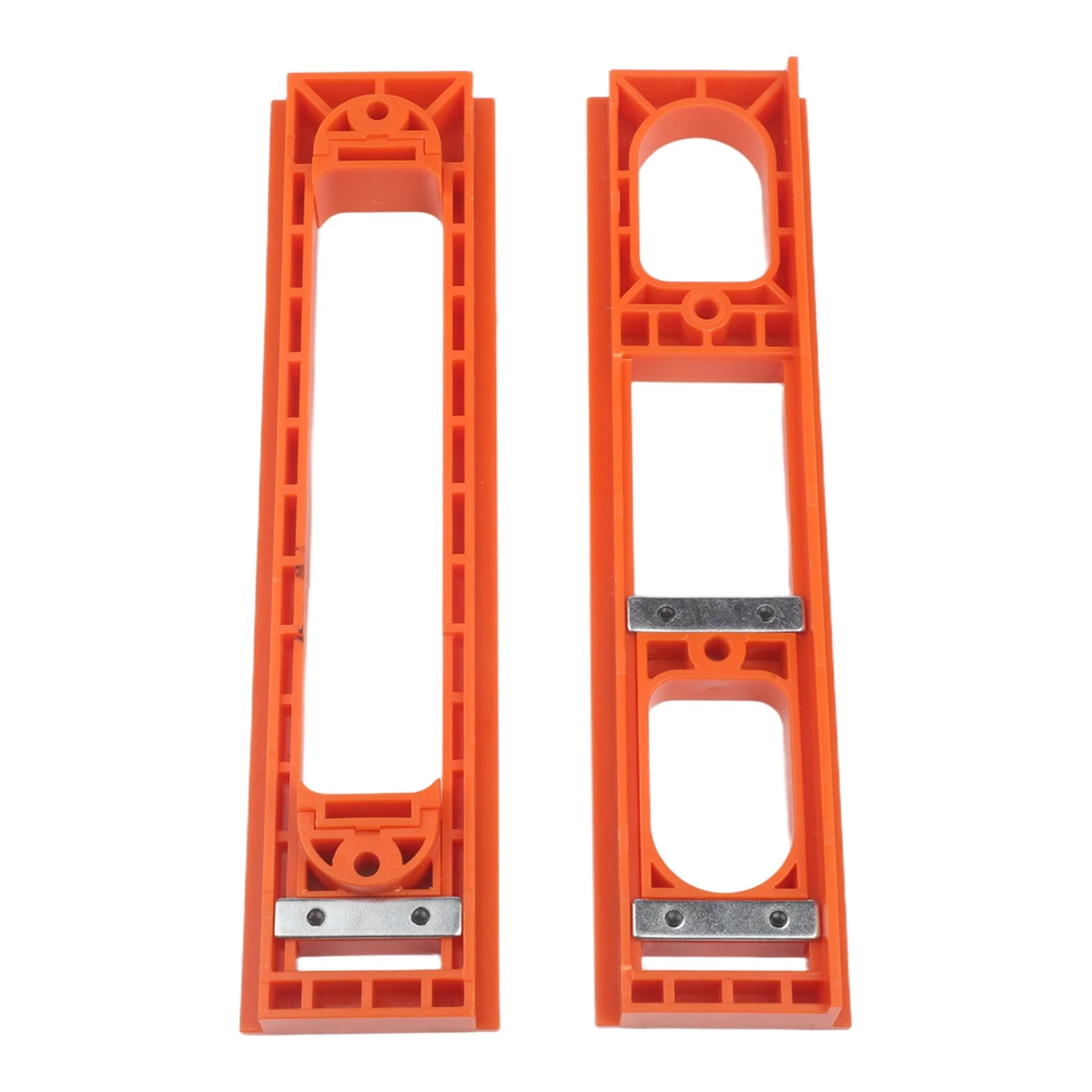 2pcs Carpenter Slotting Template For Installing Concealed Hinge Wooden Doors Frame Slotting Tool Trimming Machine Milling Cutter