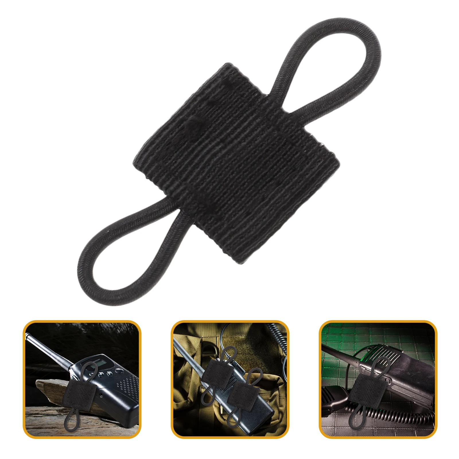 

20pcs Interphone Fastener Binding Buckle Nylon Holder Hands Free Outdoor Use Backpack Replacement Accessories Hunting Supplies