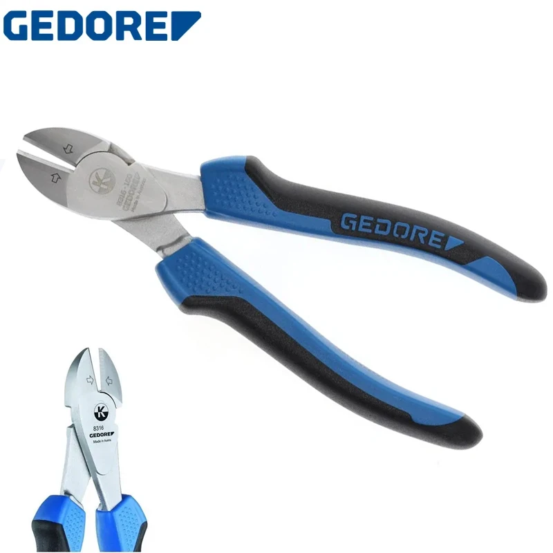 gedore-8316-160-jc-power-side-cutter-160-mm-anti-slip-design-effort-saving-suitable-for-dontinuous-use-under-high-intensity