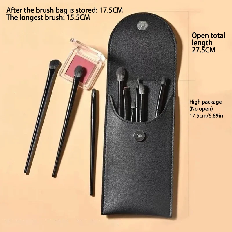 Natural Eye Makeup Brushes Set para Mulheres, Escova de Sombra, Contorno de Sobrancelha, Escova Delineador, Mistura Cosmética, Detalhe Make Up Tools