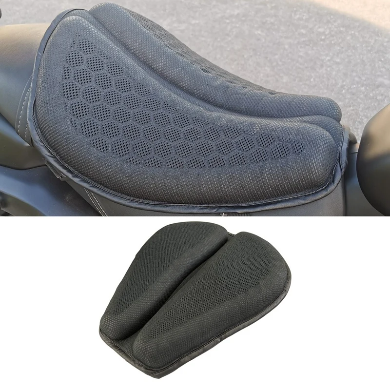 Motorfiets Gel Zitkussen Ademende Warmte Isolatie Air Pad Cover Anti Slip Zonnebrandcrème Stoelhoes Schokabsorptie