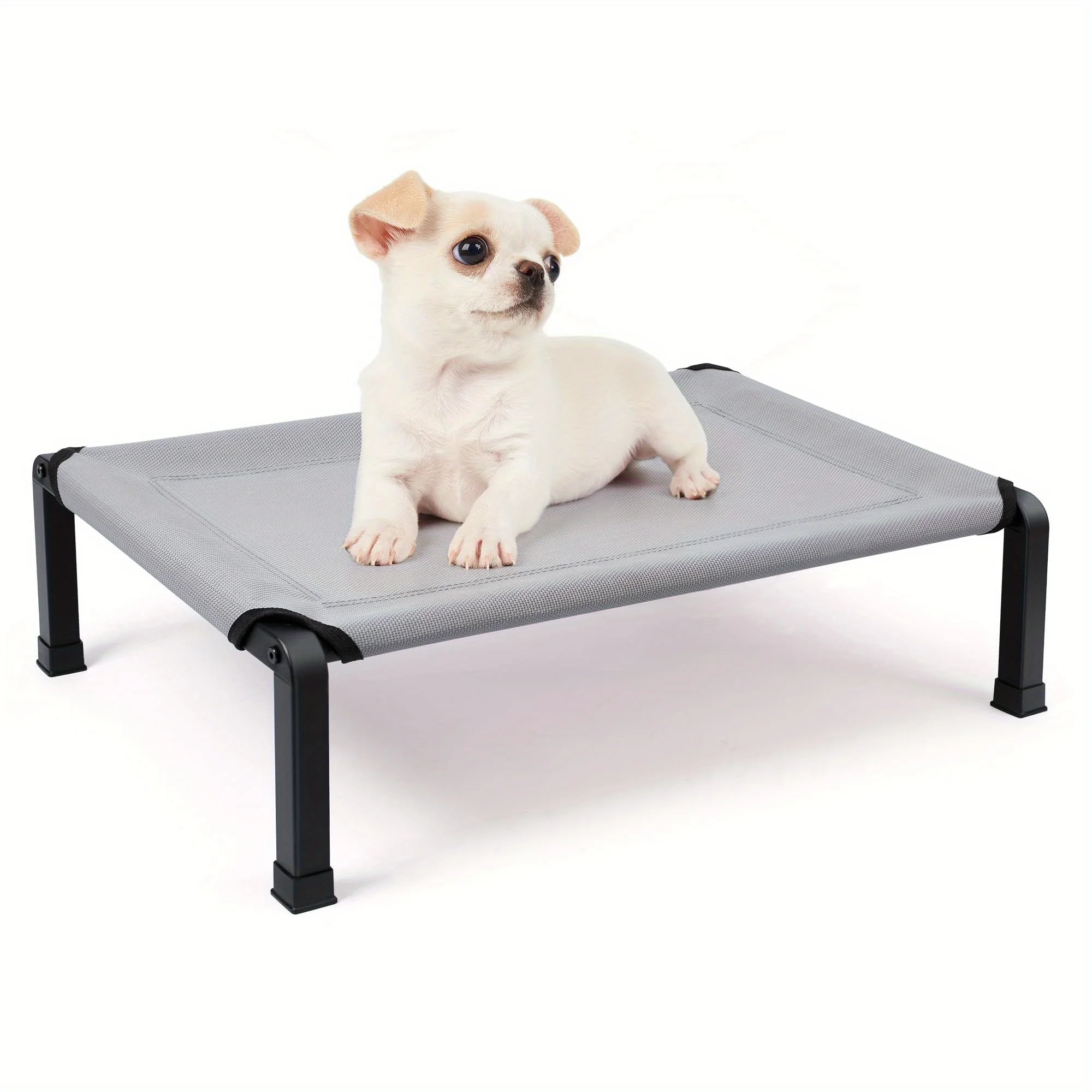 

Elevated Dog Bed, Outdoor Raised Dog Cots Bed, Cooling Camping Elevated Pet Bed