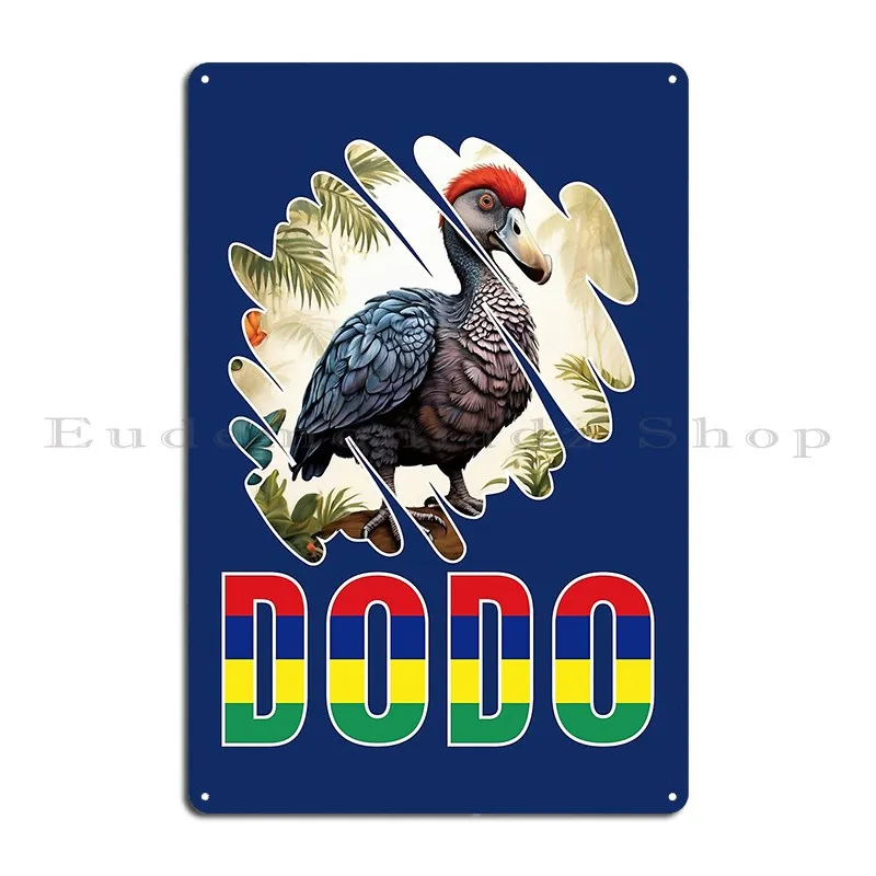 Unveiling The Dodo Mauritius Extinct Feathered Icon Metal Sign Designing Vintage Designing Wall Living Room Tin Sign Poster