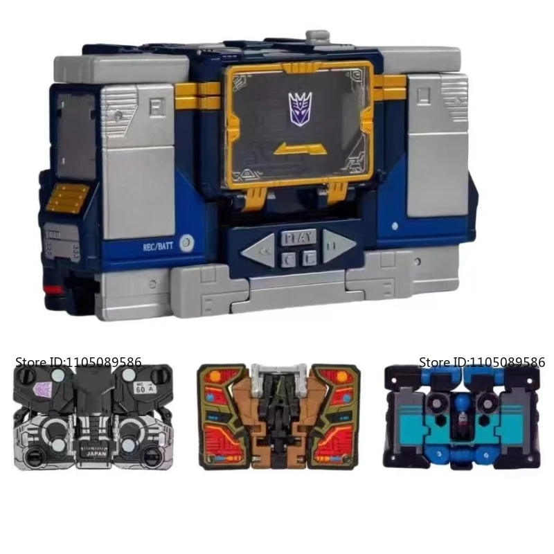 새로운 오리지널 박스 트랜스포머 G1 어운드웨이브 이동식 인형 스튜디오 장식품 피규어 장식품 어린이 장난감 휴일 선물