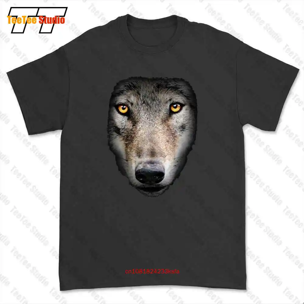 Moon Animal Howling Dog Big Wolf Face T-shirt Tee JGK8