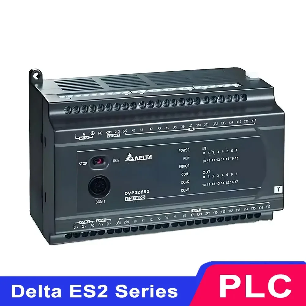 Delta PLC ES2 Series DVP DVP16ES200R DVP16ES200T DVP24ES200R DVP24ES200T DVP32ES200R DVP40ES200T Programmable Logic Controller