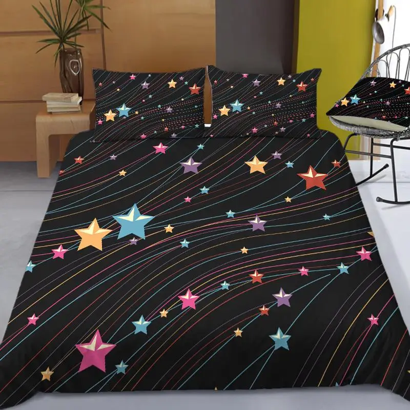 Stars Bedding Set Night Sky Ki - огляд і ціна Galaxy Home Textiles
