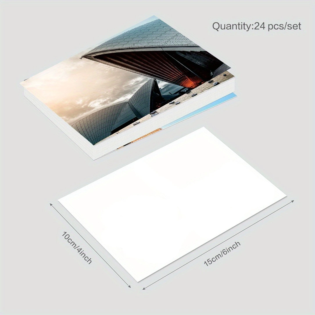 24pcs Sydney iconic Landmark Postcards, Perfect for Wall Decoration or as Travel Souvenirs