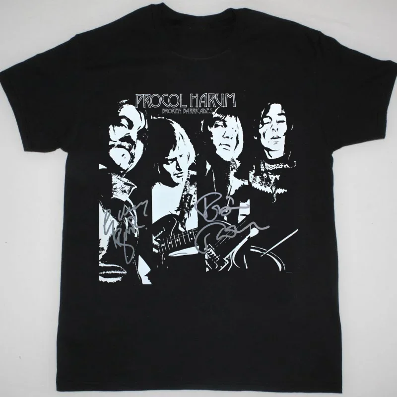 ROBIN TROWER GARY BROOKER Signed PROCOL HARUM BROKEN BARRICADES Shirt AC494