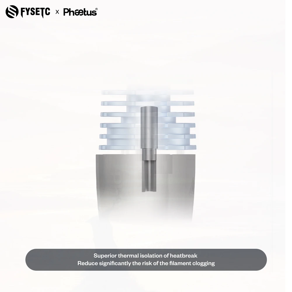 Phaetus Rapido /Rapido V2 /Rapido plus /Rapido plus V2 1.75mm 핫엔드 HF UHF 빠른 인쇄 고속 가열 3D 프…