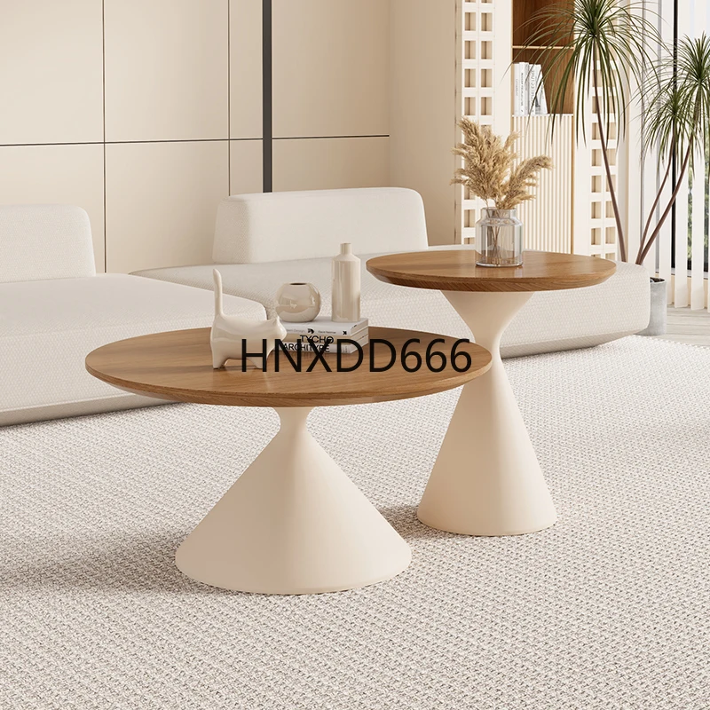 Wabi Sand Wind Round Coffee Table Combination Living Room Household