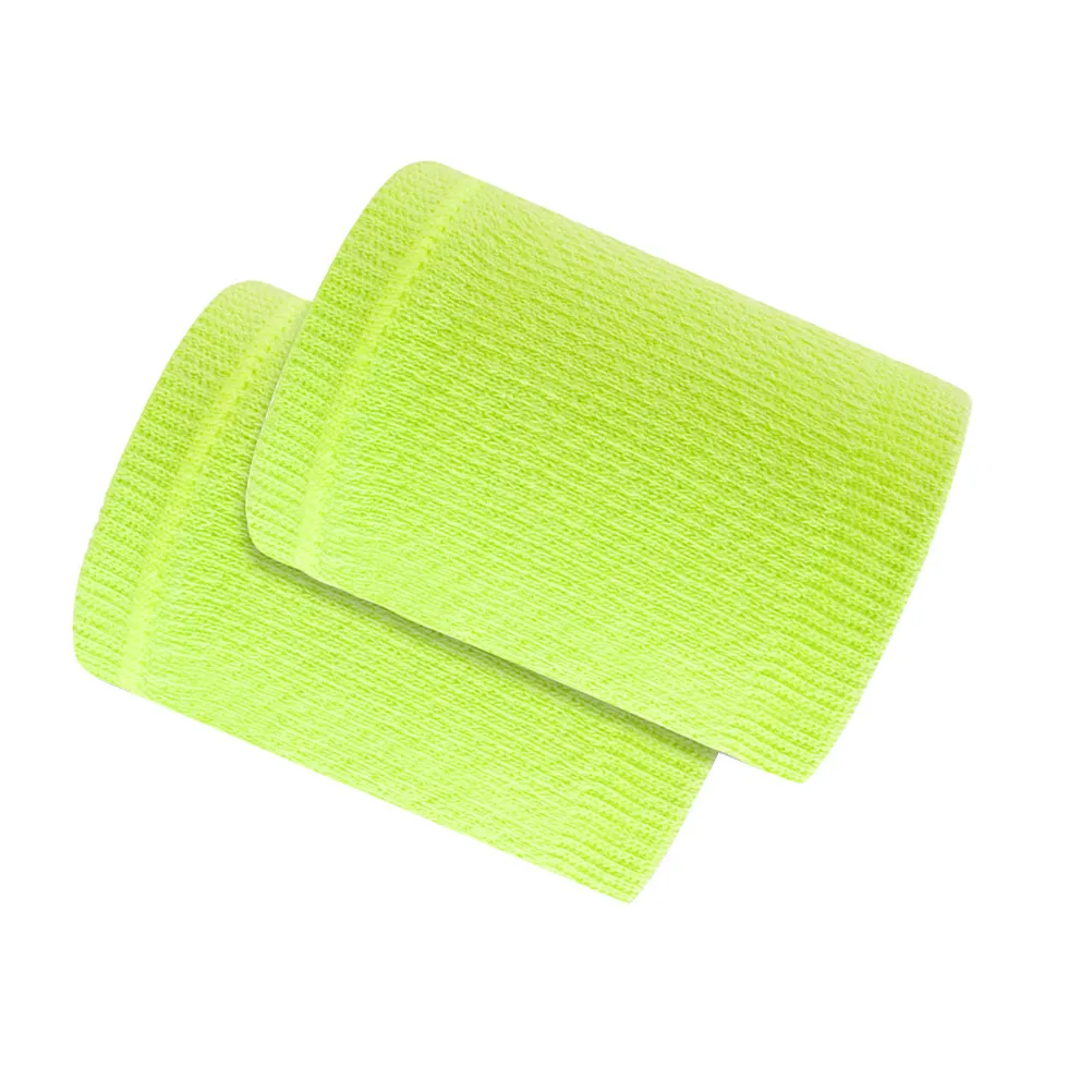 1Pair Wristband Sports Fitness Protective Compression Support Breathable Wrist Guard for Jogging Basketball Volleyball Green