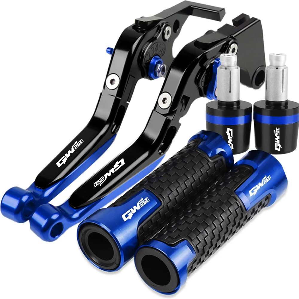 For SUZUKI GW250 INAZUMA GW 250 2012-2018 2017 2016 2015 2014 2013 Motorcycle Brake Clutch Levers Handle Handlebar grips ends