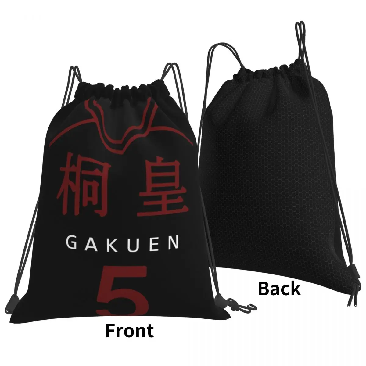 Basketball Kuroko No Basket Anime Backpacks Casual Drawstring Bundle Pocket Sports Bag Book Bags for Man Woman School