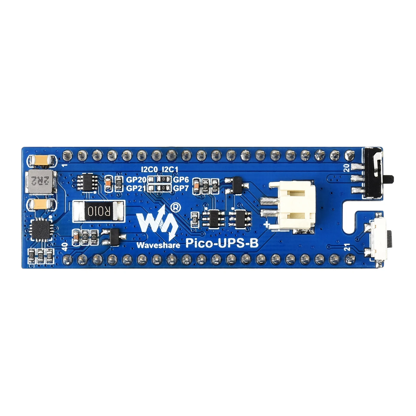 Módulo UPS de 5V, placa de expansión de fuente de alimentación ininterrumpida, sombrero con Kit de batería para RPI Raspberry Pi PICO 2 W RP2040 RP2350