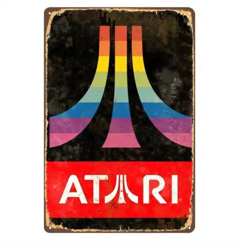 Retro Video Game Metal Poster Tin Sign 20*30cm