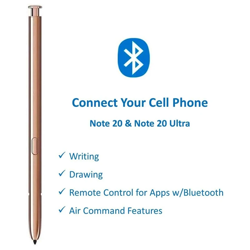 Bluetooth Stylus Pen For Note 20 Ultra S 4096 Pressure Sensor For Galaxy Note 20 & Note 20 Ultra 5G Version