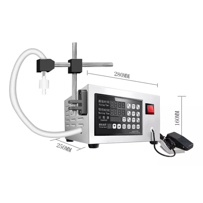 5ml～3500ml CNC液体定量充填機 アップグレード版 KC-280 小型ワイン/水分/飲料充填機