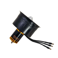 QX-motor Brand New DIY Drone 64mm EDF Set 3800KV 3500KV 2200KV Brushless Motor with 12 Blades Ducted Fan for RC Airplane Parts