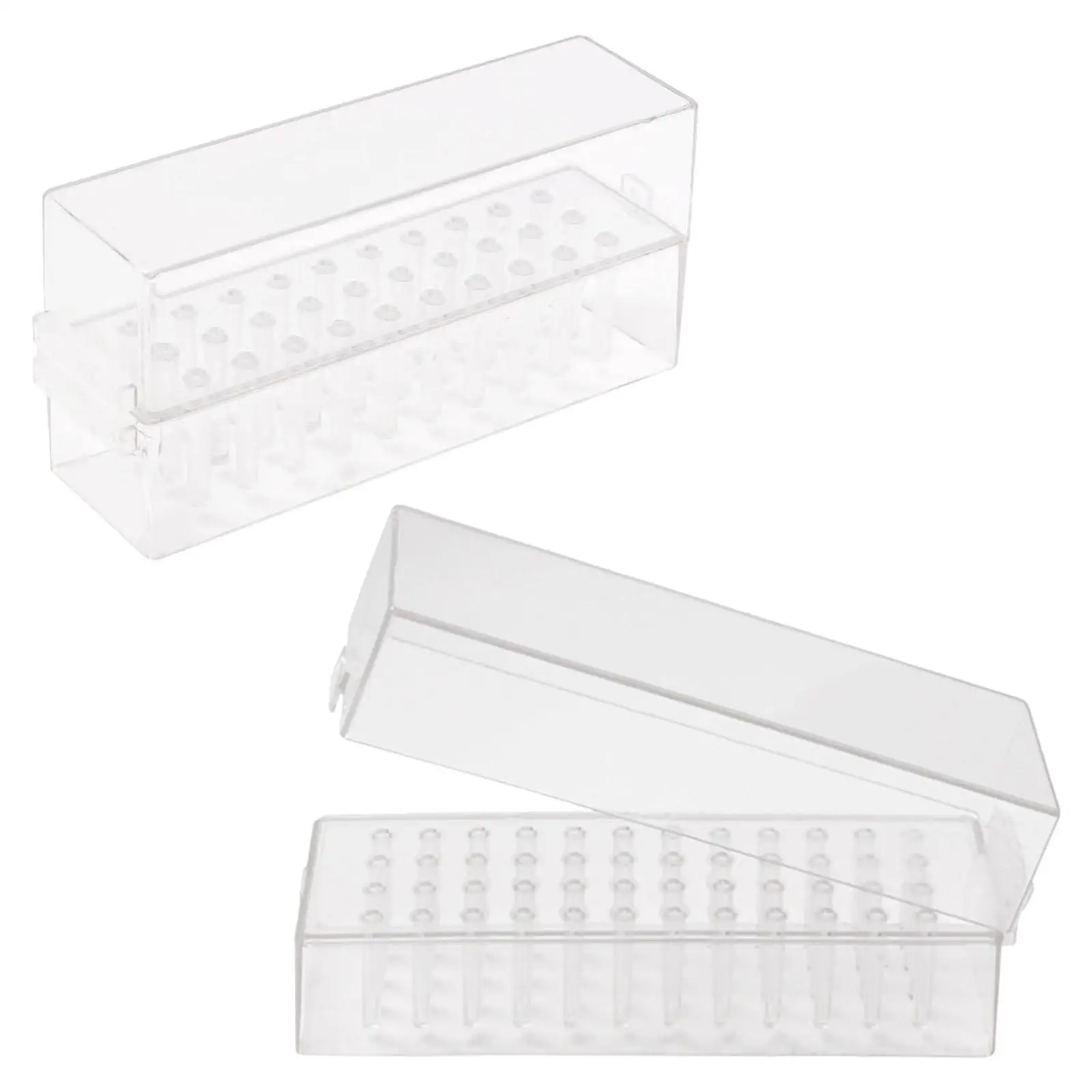 Box Practical Prevent Losing Container Tools Clearly Convenience , Storage Dust Stand Display for Manicure Tools