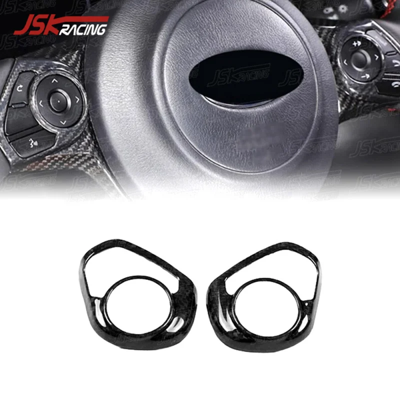

Carbon Fiber Interior Trim Steering Wheel Button For Subaru BRZ 2021-2023