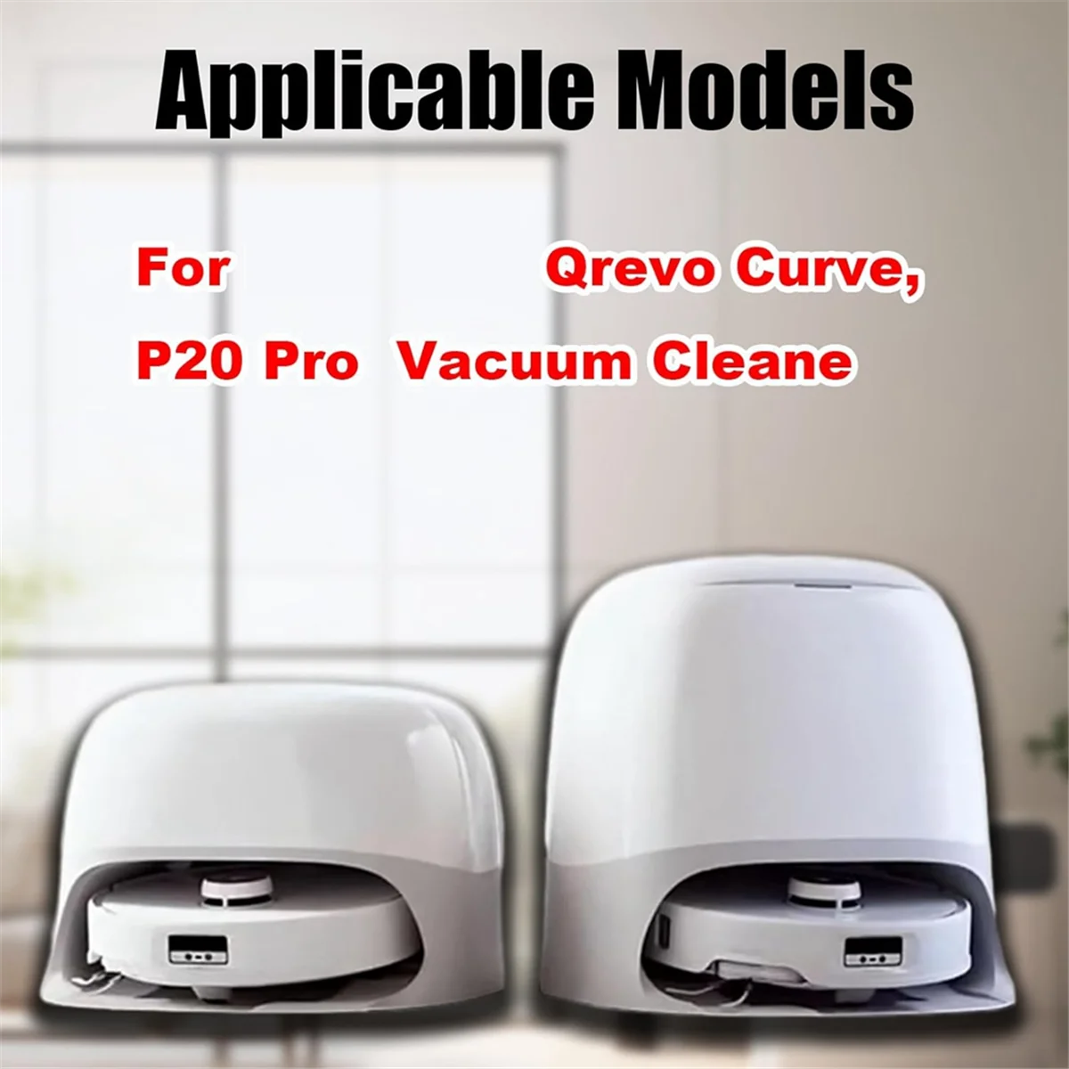 Accesorios de Robot aspirador Roborock Qrevo Curve/P20 Pro, repuesto de cepillos laterales principales, bolsas de polvo, almohadillas de fregona, filtros