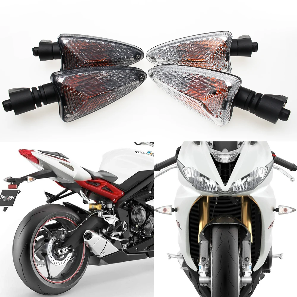 Turn Signal Lights For Tiger 800/XC Tiger 1050 Daytona 675/R 2009-2018 Motorcycle Accessories Front/Rear Indicator Lamp Blinker