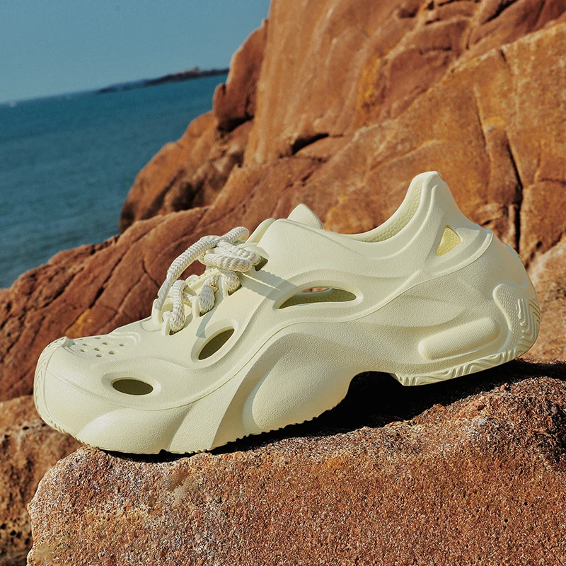 

Лето 2023, классическая повседневная обувь, трендовые мужские сандалии, модные нескользящие мужские кроссовки, износостойкие резиновые пляжные сандалии