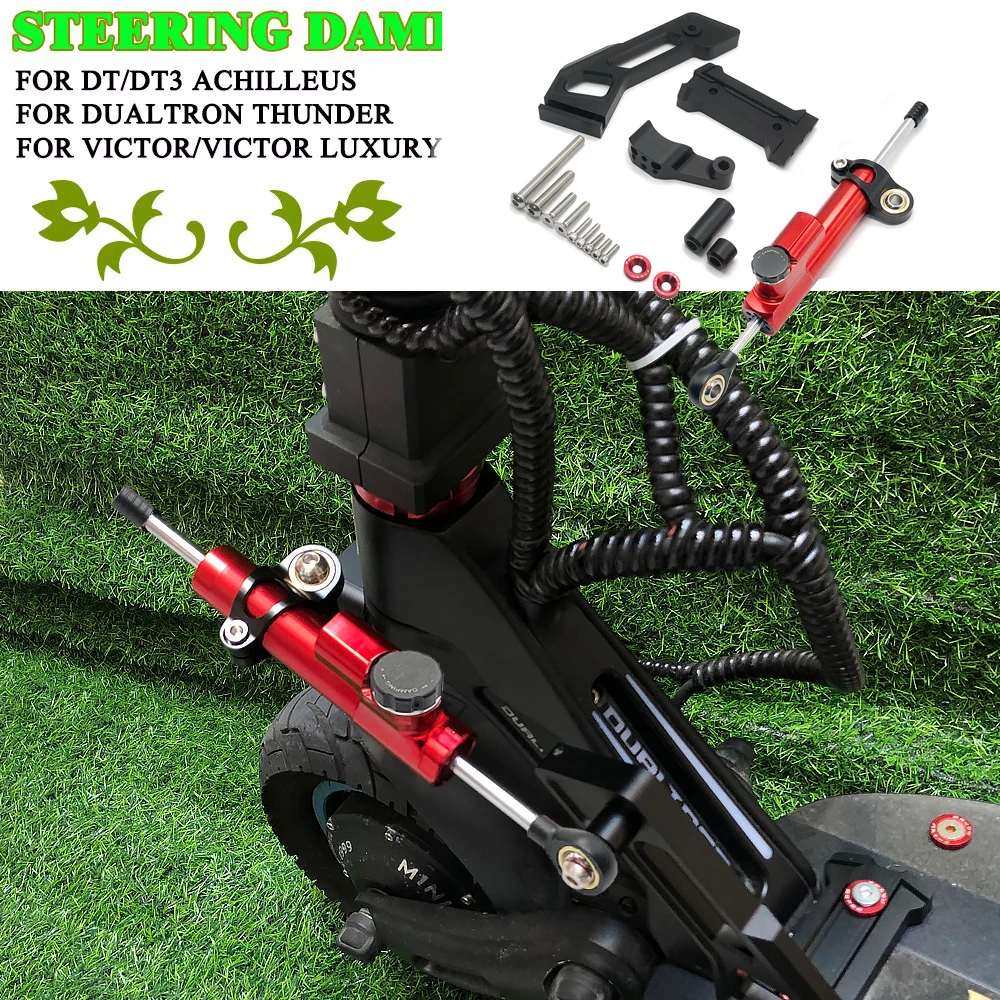 

For Dualtron Thunder 3 Victor Luxury DT3 Achilleus New Electric Scooter Directional Steering Damper Kit Headlight Accessories