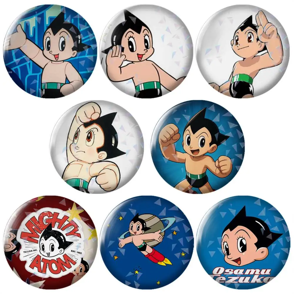 Astro Boys-s Brooch Vintage Alloy Brooch Pins, Antique Style Decorative Badges for DIY Craft & Daily Ornament,Souvenir.