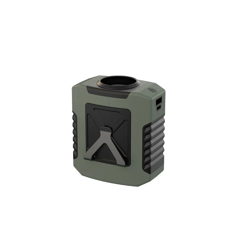 6000mAh Portable Waist Clip Fan Rechargeable Battery Operated Personal Hands-free Fan for Work Hiking