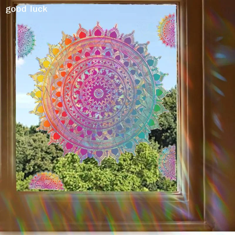 1PC Dragonfly Sun Catcher Electrostatic Window Sticker Reusable And Washable PVC Living Room And Bathroom Glass Sticker