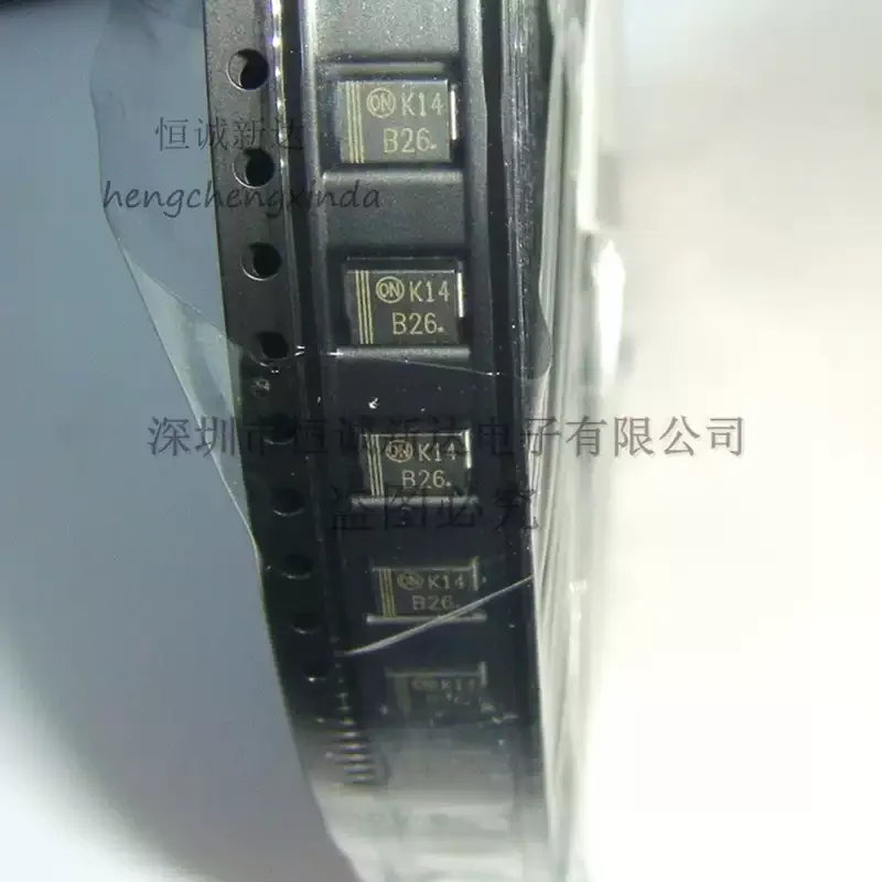 30-100pcs Brand new MBRS260T3G silk screen B26 SMB 60V/2A DO-214AA surface mount Schottky diode