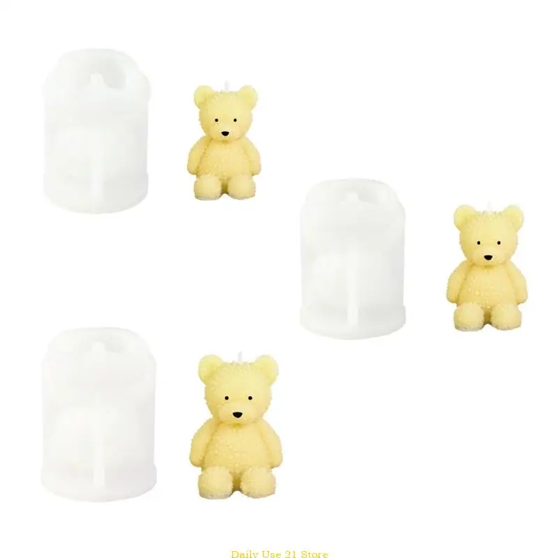 

Small Bear Silicone Mold Mold for Making Plaster Fondant Decor